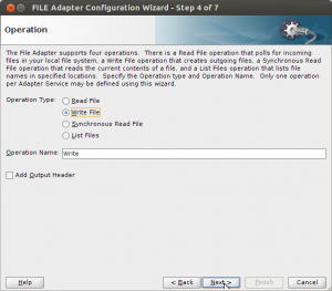 File Adapter Configuration Wizard File Adapter Configuration Wizard