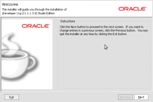 Oracle Installer - Oracle JDeveloper11g (11.1.1.3.0)