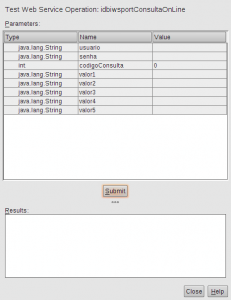 Test Web Service Operation