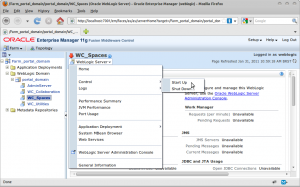 Farm_portal_domain-portal_domain-WC_Spaces (Oracle WebLogic Server) - Oracle Enterprise Manager (weblogic)