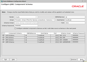 Fusion Middleware Configuration Wizard-6