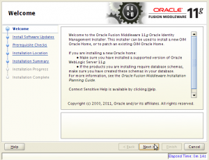 Oracle Identity Management Installation - Step 1 of 7 Oracle Identity Management Installation - Step 1 of 7