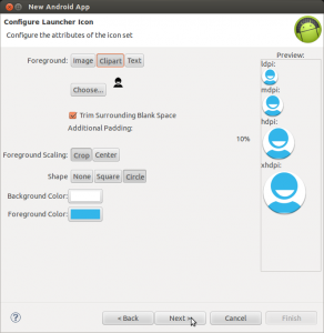 Configure Launcher Icon