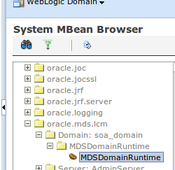 System MBean Browser